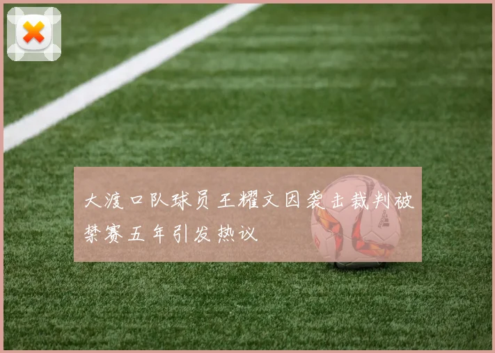 大渡口队球员王耀文因袭击裁判被禁赛五年引发热议